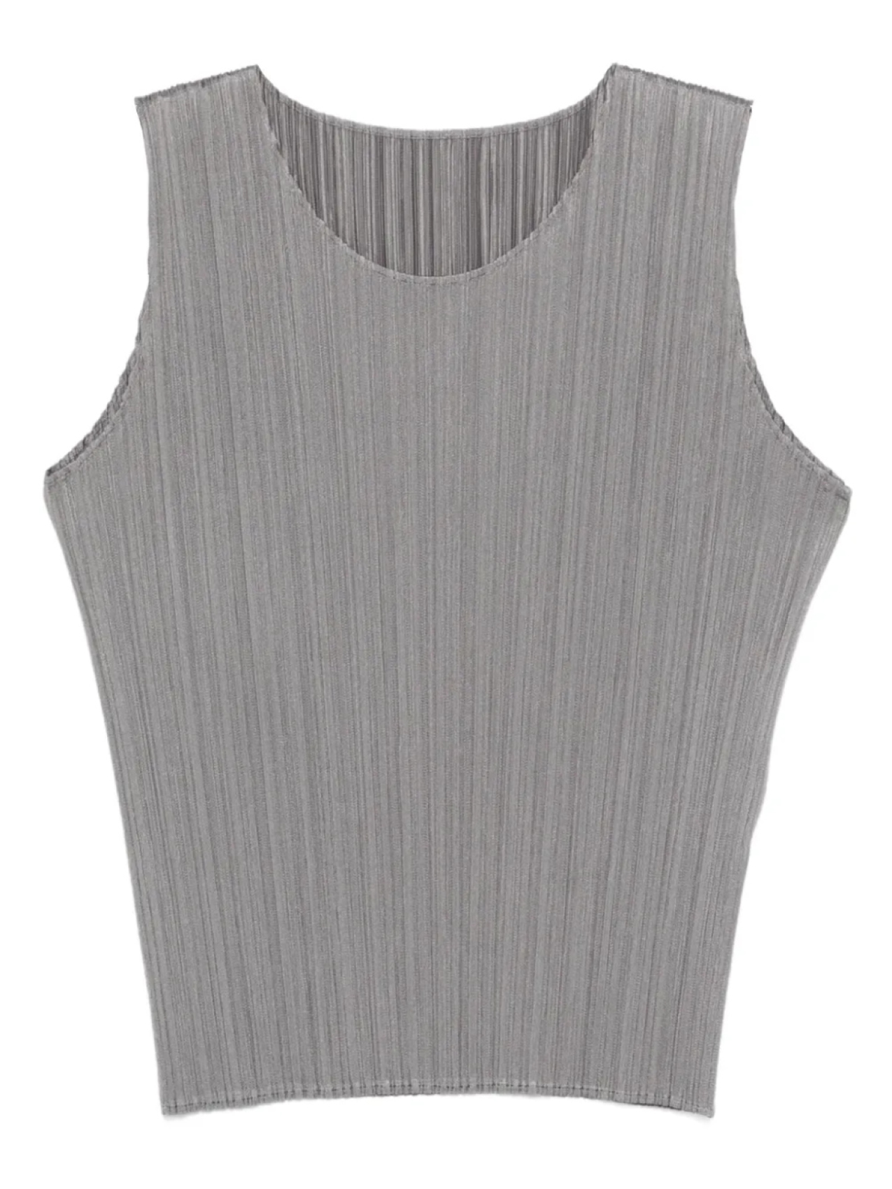 

Pleats Please Issey Miyake плиссированная майка, серый