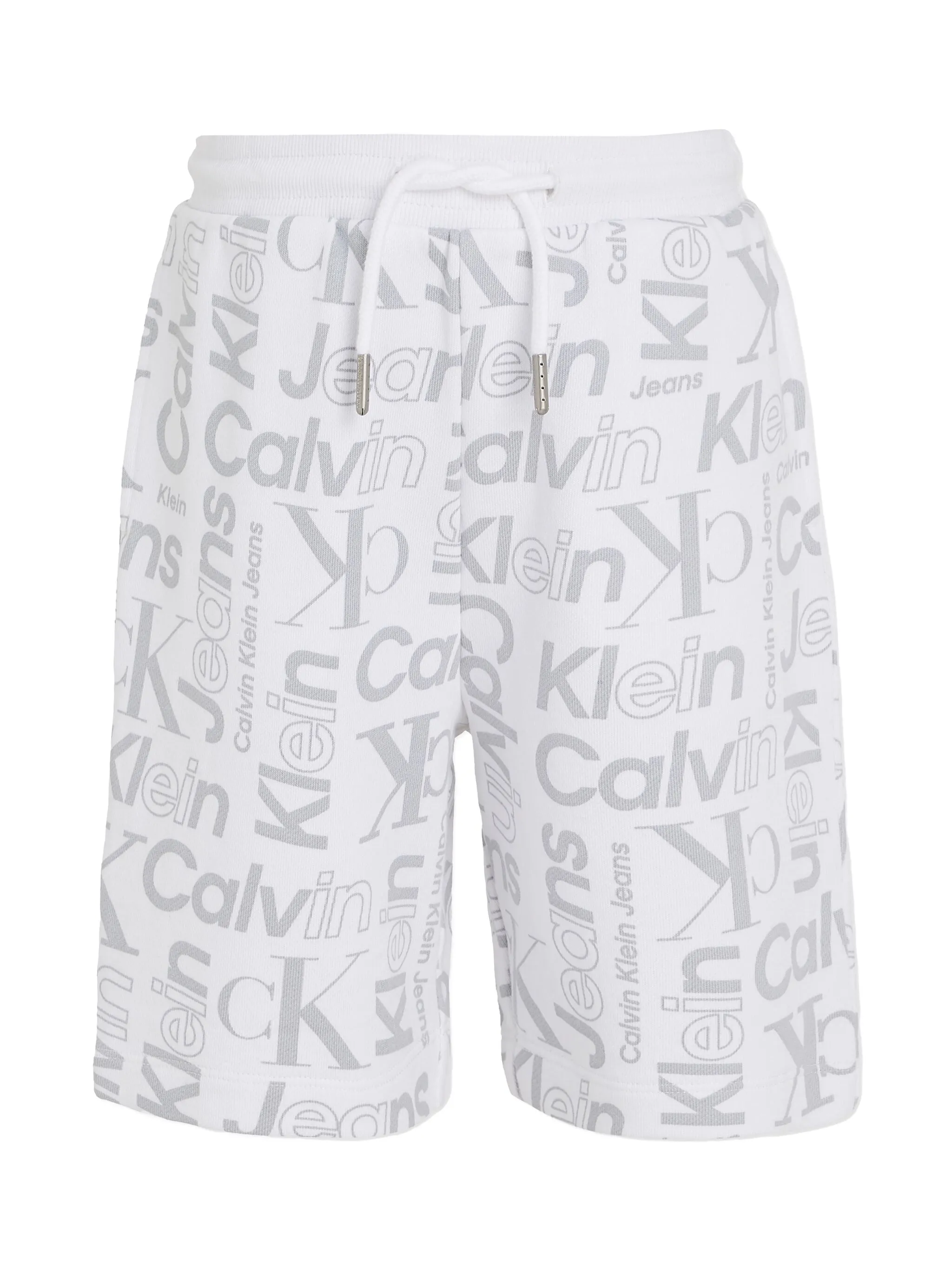 

Спортивные шорты с логотипом Calvin Klein Kids, белый
