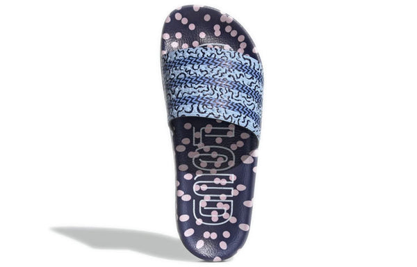 Тапочки adilette slide 'out loud' Adidas, фиолетовый — фото 4