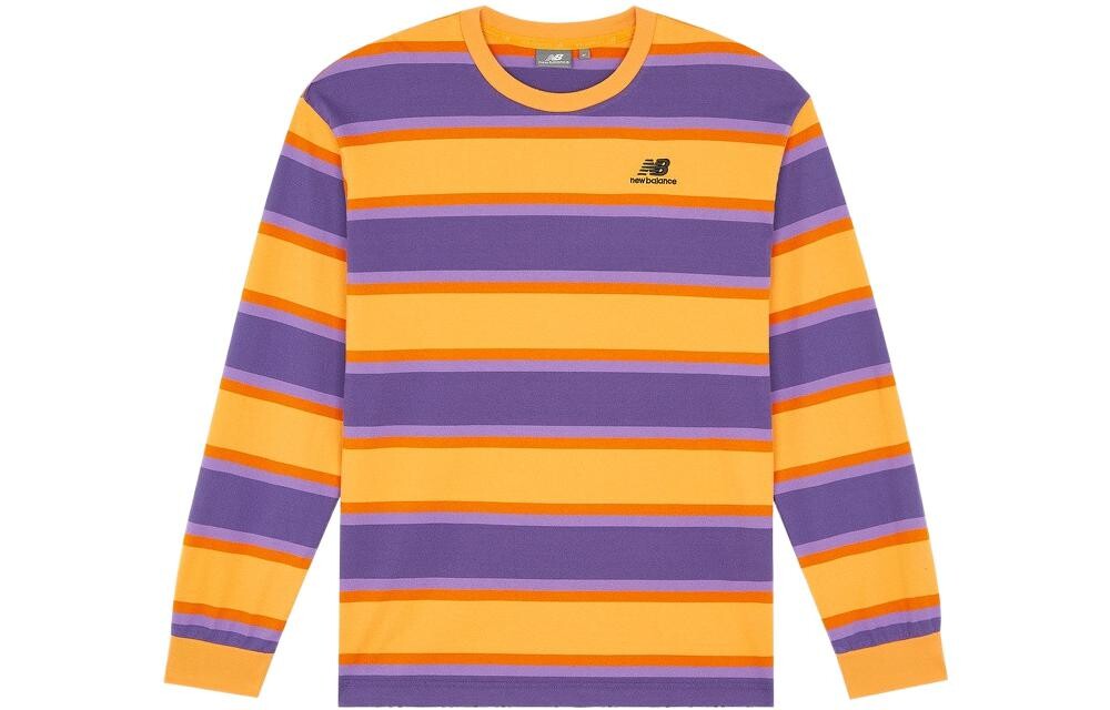 

Футболка унисекс оранжевая/фиолетовая New Balance, оранжевый