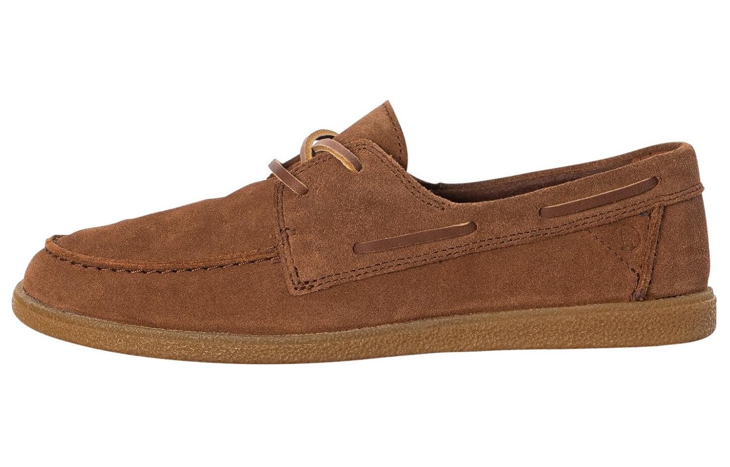 Лодочные туфли мужские коричневые Clarks
