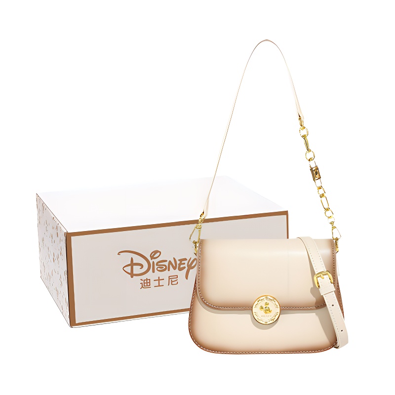 

Disney Микки серия ПУ наплечная сумка обычная женская абрикос розовый зеленый, Apricot