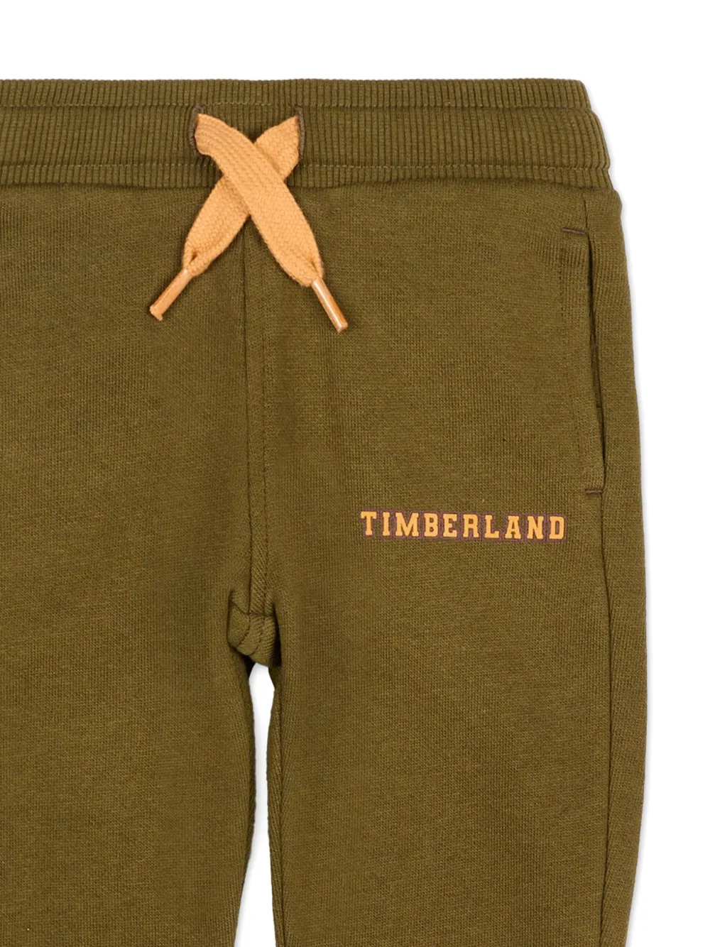 Спортивные брюки с логотипом Timberland Kids, зеленый — фото 3