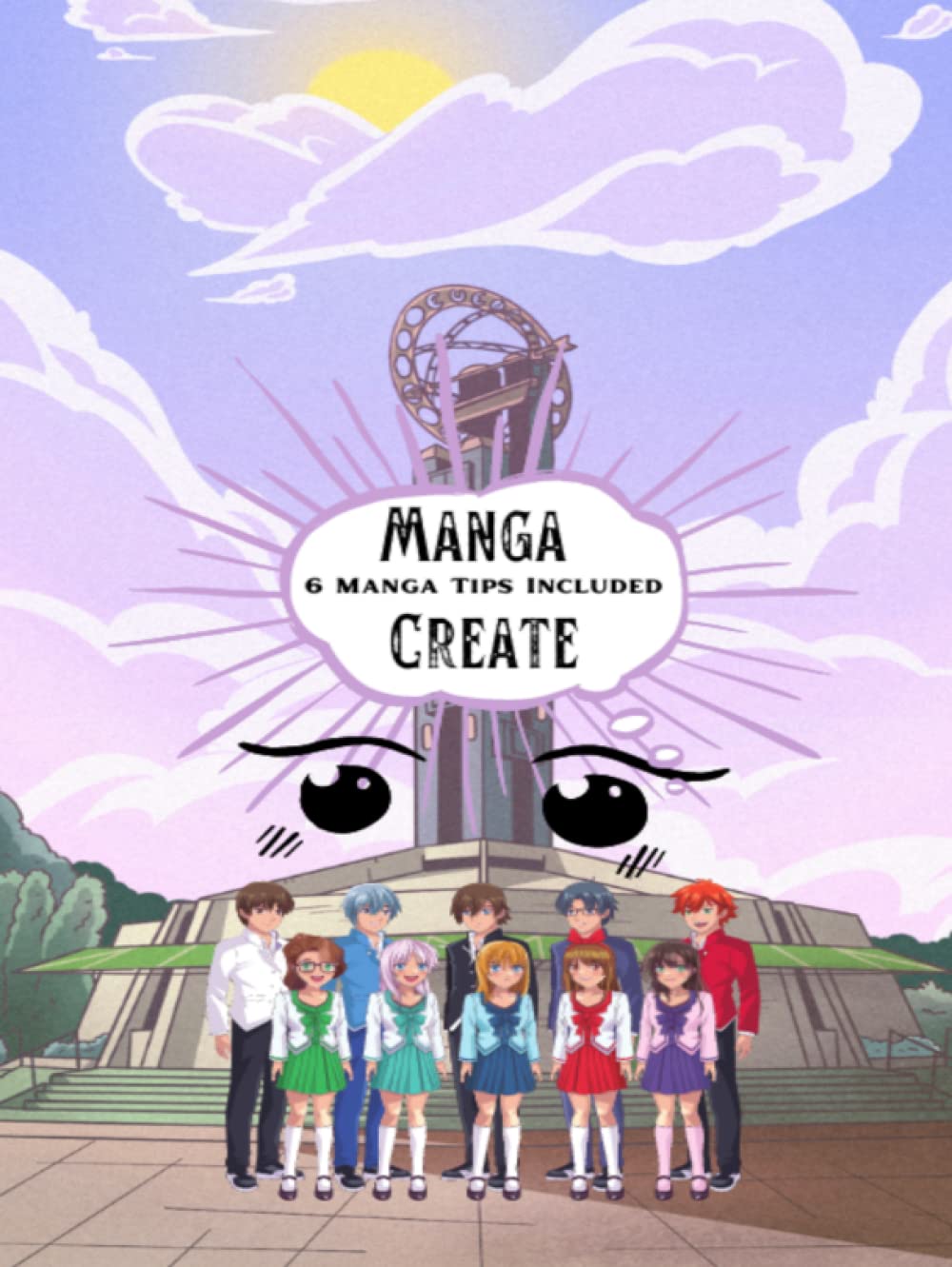 

MANGA CREATE: Create Your Own Manga blank manga book for anyone draw your own manga 120 pages features manga girls perfect gift for manga lovers (Independently published)