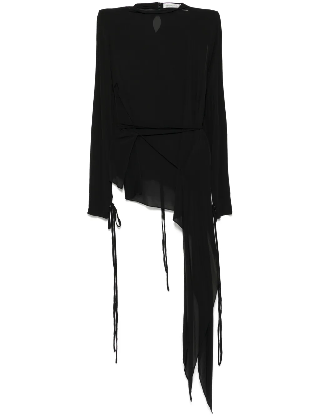 

Футболка Inverted Christopher Esber, черный