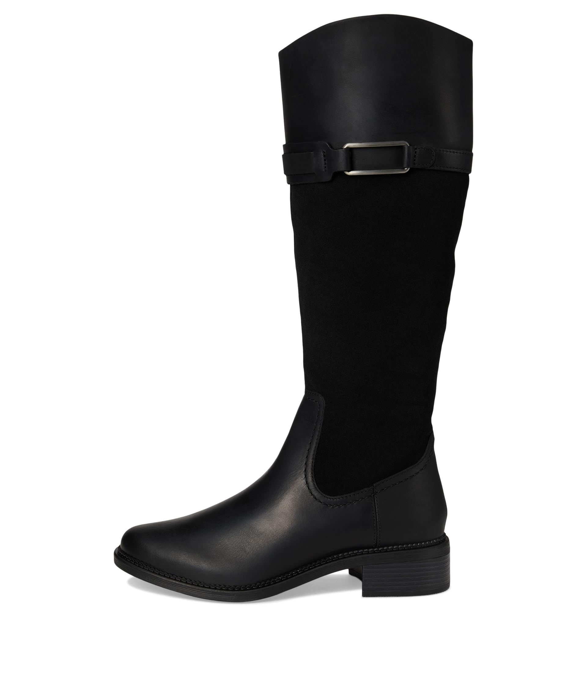 Сапоги женские Clarks Maye Carly высокие комбинированные, черный — фото 4