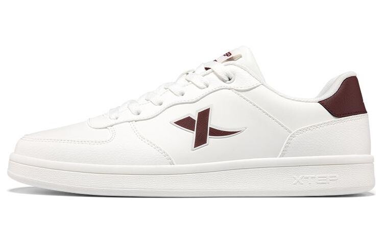 

Кроссовки XTEP Skateboarding Shoes Men Low-top Sail White/Team Red, белый