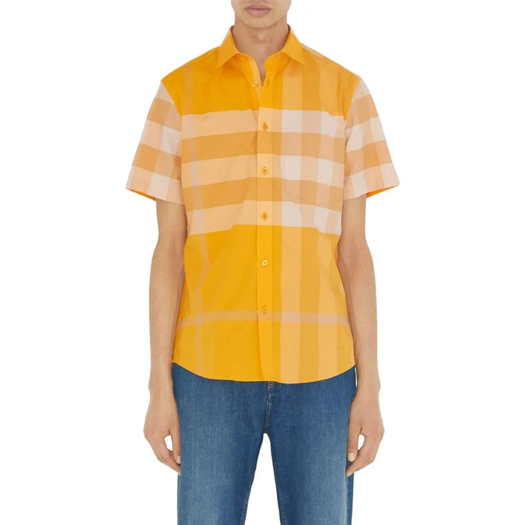 Рубашка мужская Burberry SS23 Tagetes Erecta Yellow — фото 4