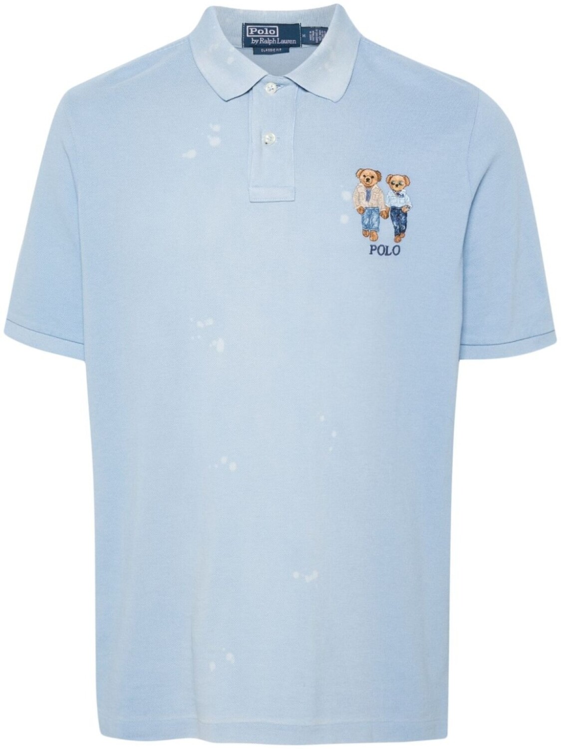 

Polo Ralph Lauren рубашка поло с вышивкой Polo Bear, синий