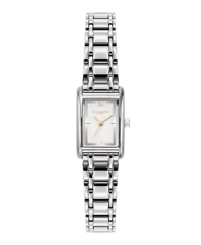 

Женские мини-часы Grove серебристого оттенка с браслетом из нержавеющей стали, 16 мм Olivia Burton