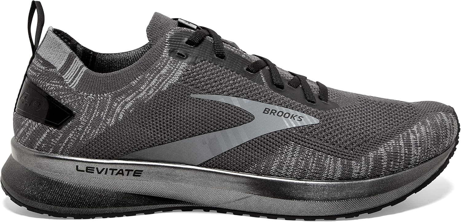 Мужские кроссовки для бега Brooks Ghost 13 Neutral, черный/серый — фото 2
