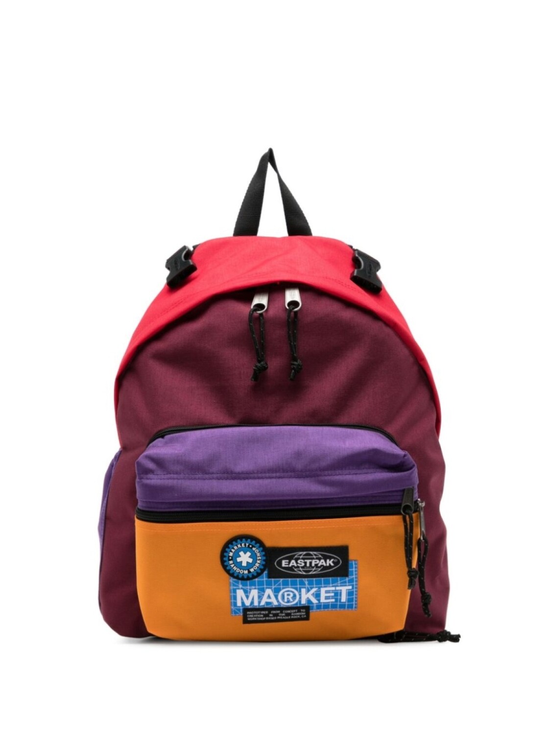

Eastpak рюкзак в стиле колор-блок с нашивкой-логотипом, красный