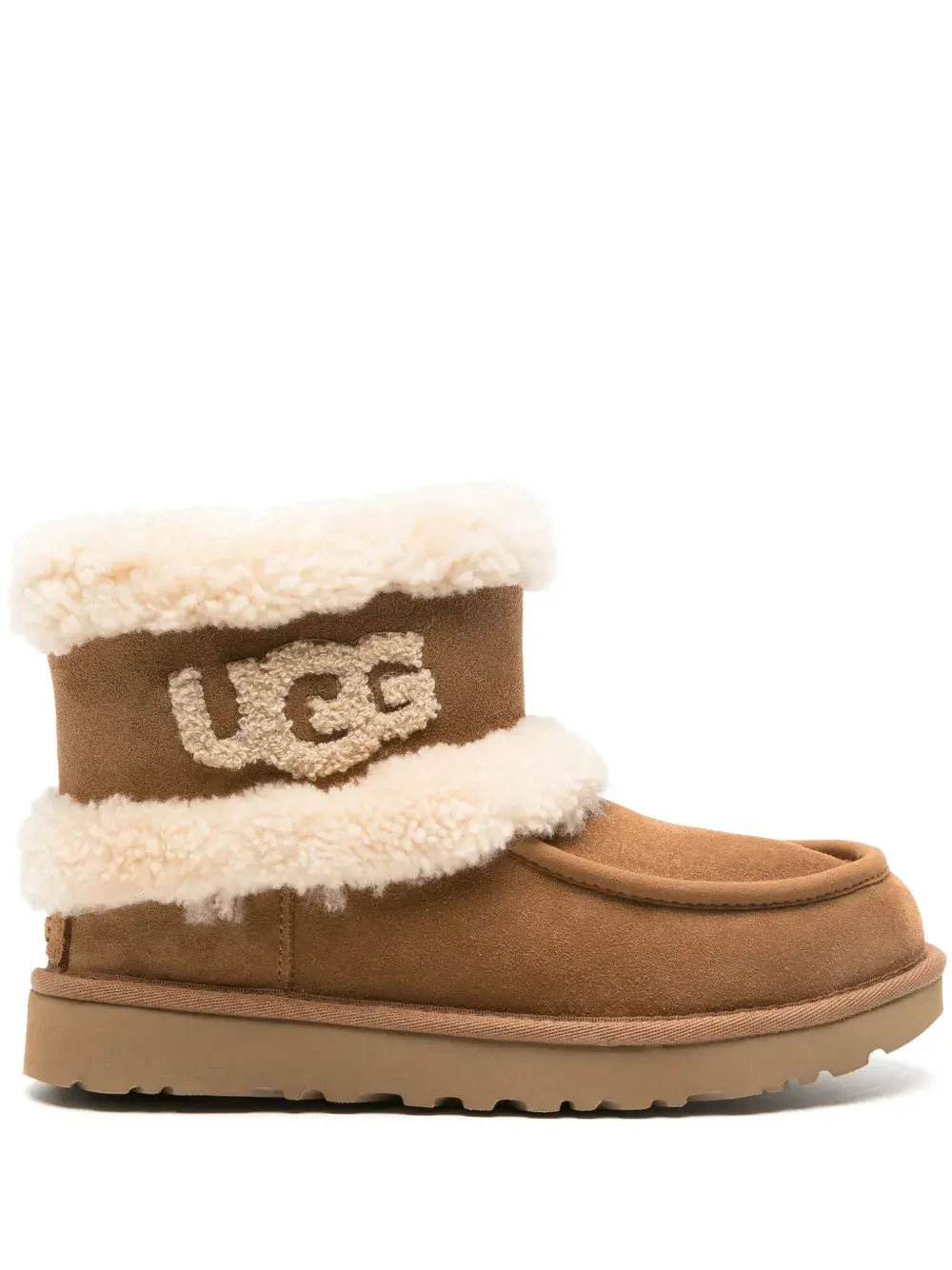 Угги меховые Ultra Mini Fluff UGG, нейтральный
