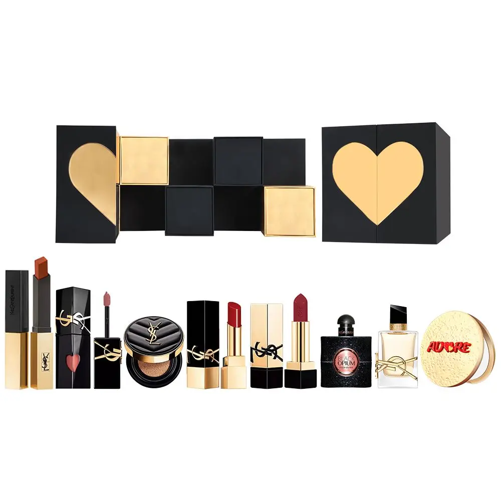 

Набор помад для макияжа легко растушевывается натуральный матовый выравнивает тон кожи комплект из восьми штук SAINT LAURENT