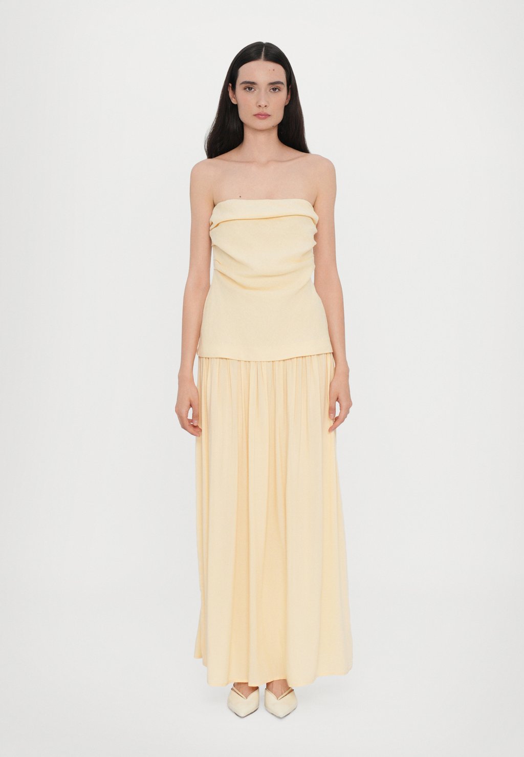 

Платье макси HEDY MAXI DRESS Faithfull the brand, светло-желтый