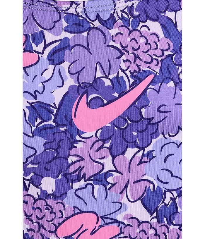 Купальник Nike Kids Doodle Floral Spiderback Midkini Set, Light Thistle — фото 3