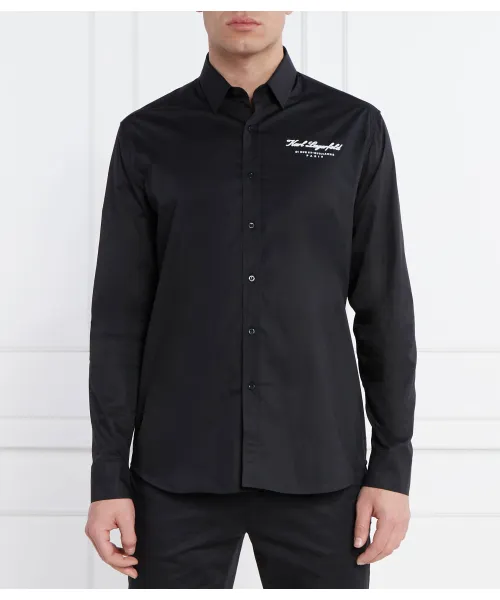 

Рубашка Regular fit Karl Lagerfeld, черный