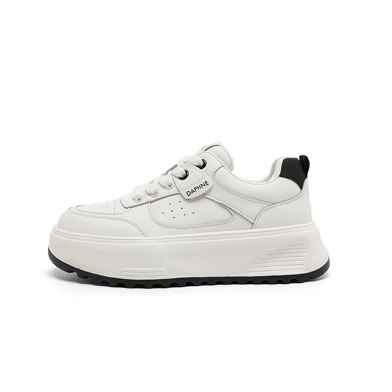 

Кеды DAPHNE Skateboard Shoes Women's Low-Top, бежевый/черный
