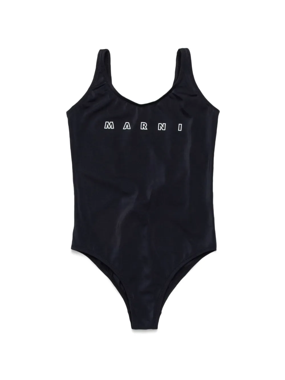 

Купальник с логотипом Marni Kids, черный