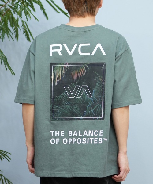 

Футболка с коротким рукавом, оверсайз, с принтом на спине RVCA, PALM BOX