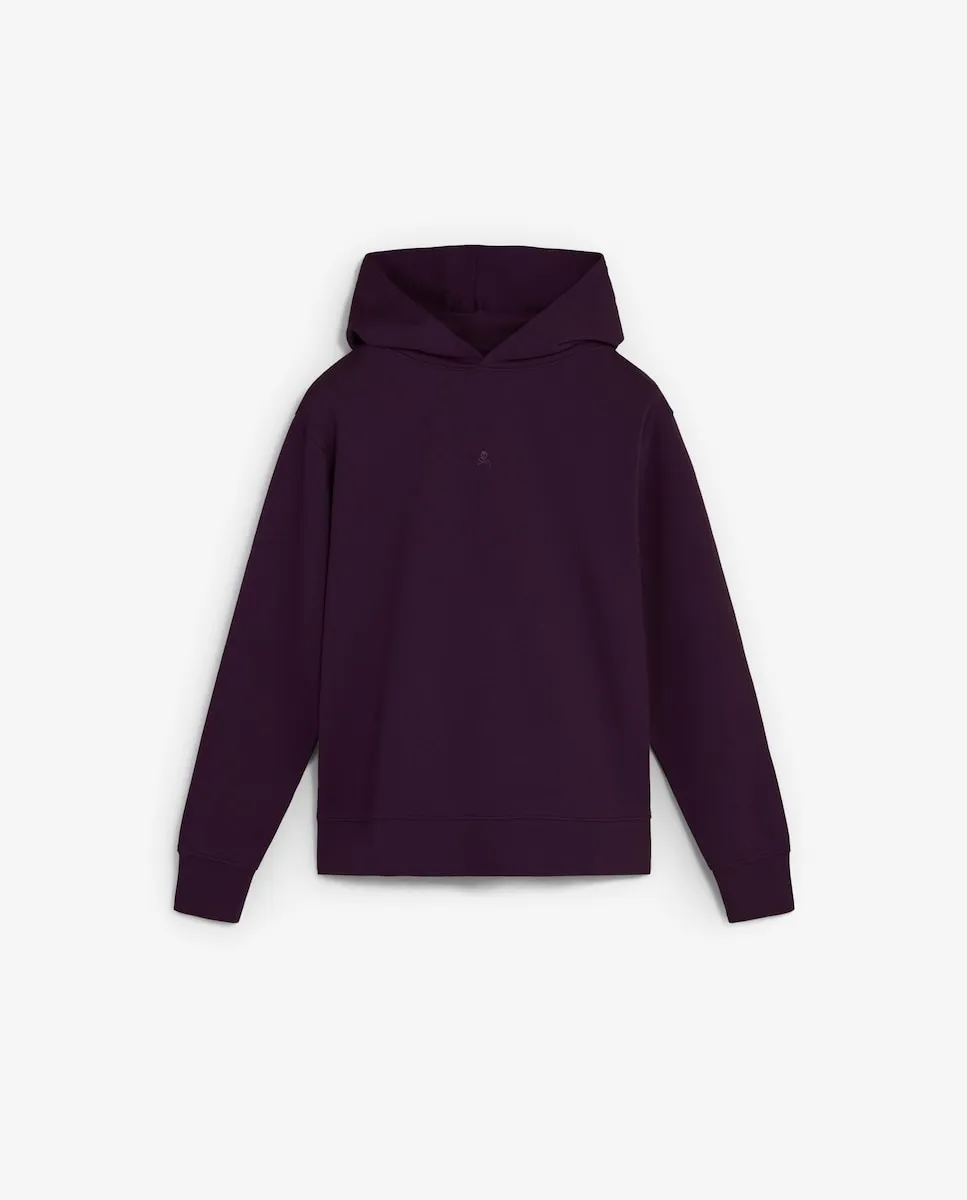 

Женская хлопковая толстовка с вышитым логотипом Scalpers, фиолетовый