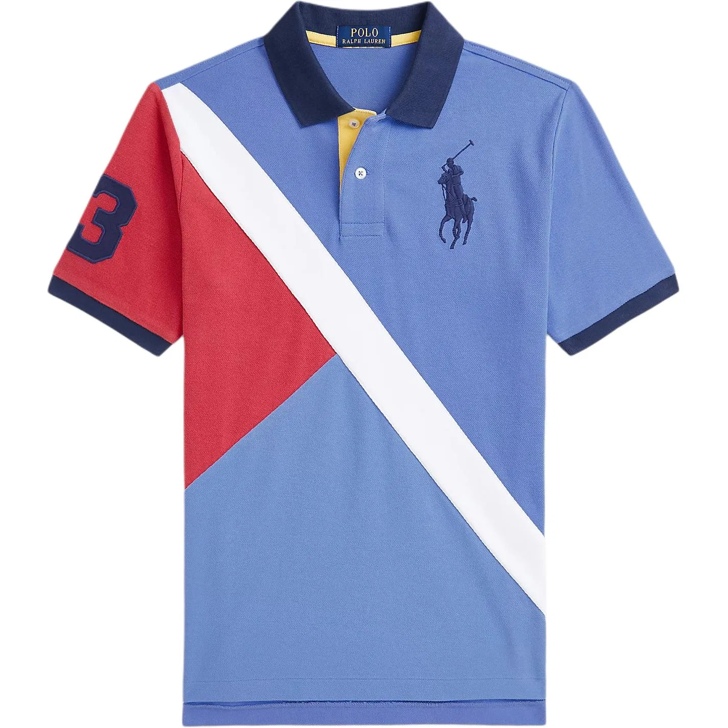 Поло детское хлопковое Polo Ralph Lauren синее