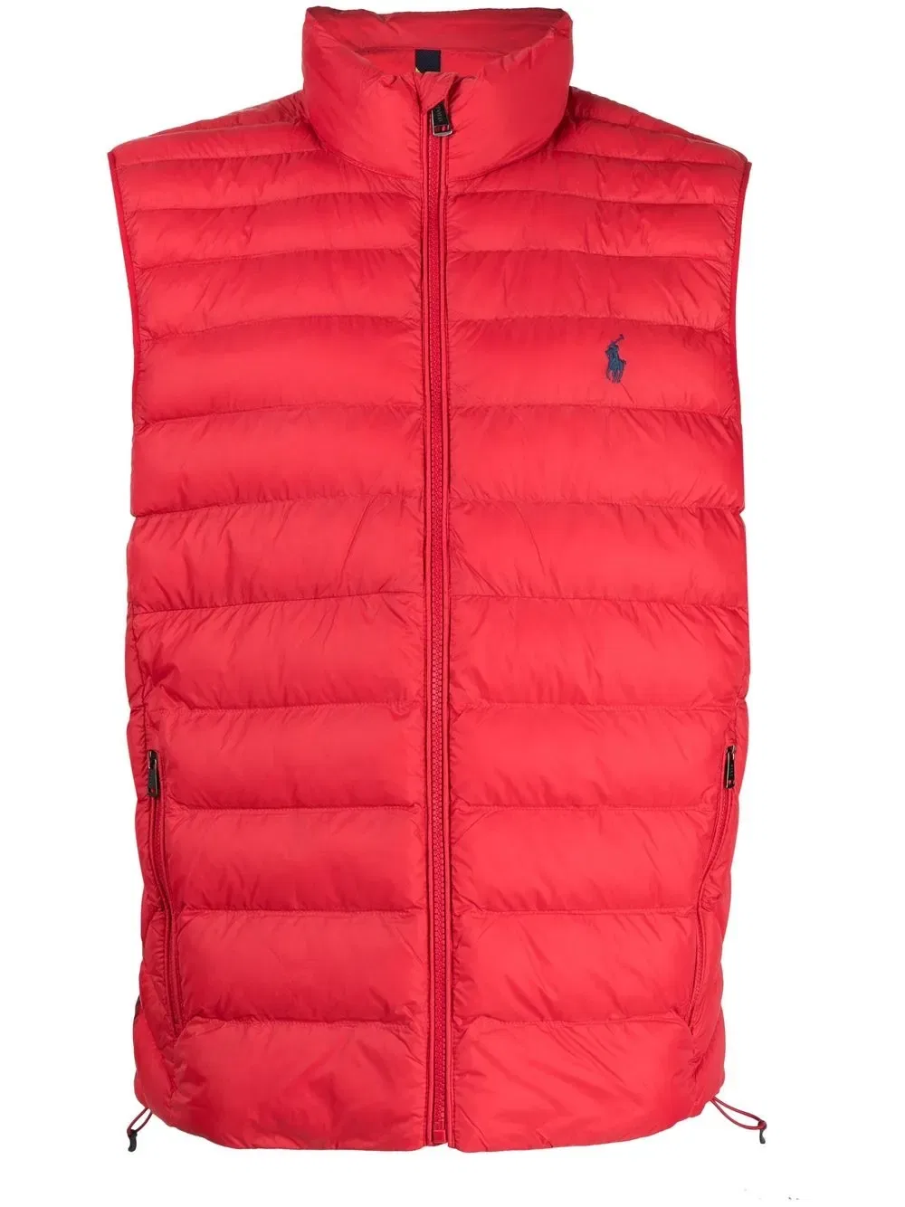 Жилет с вышитым логотипом, утепленный Polo Ralph Lauren, красный