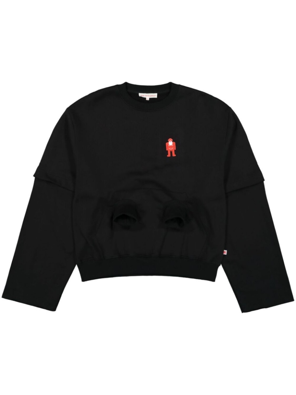 

Толстовка «Черная дыра» Walter Van Beirendonck, черный