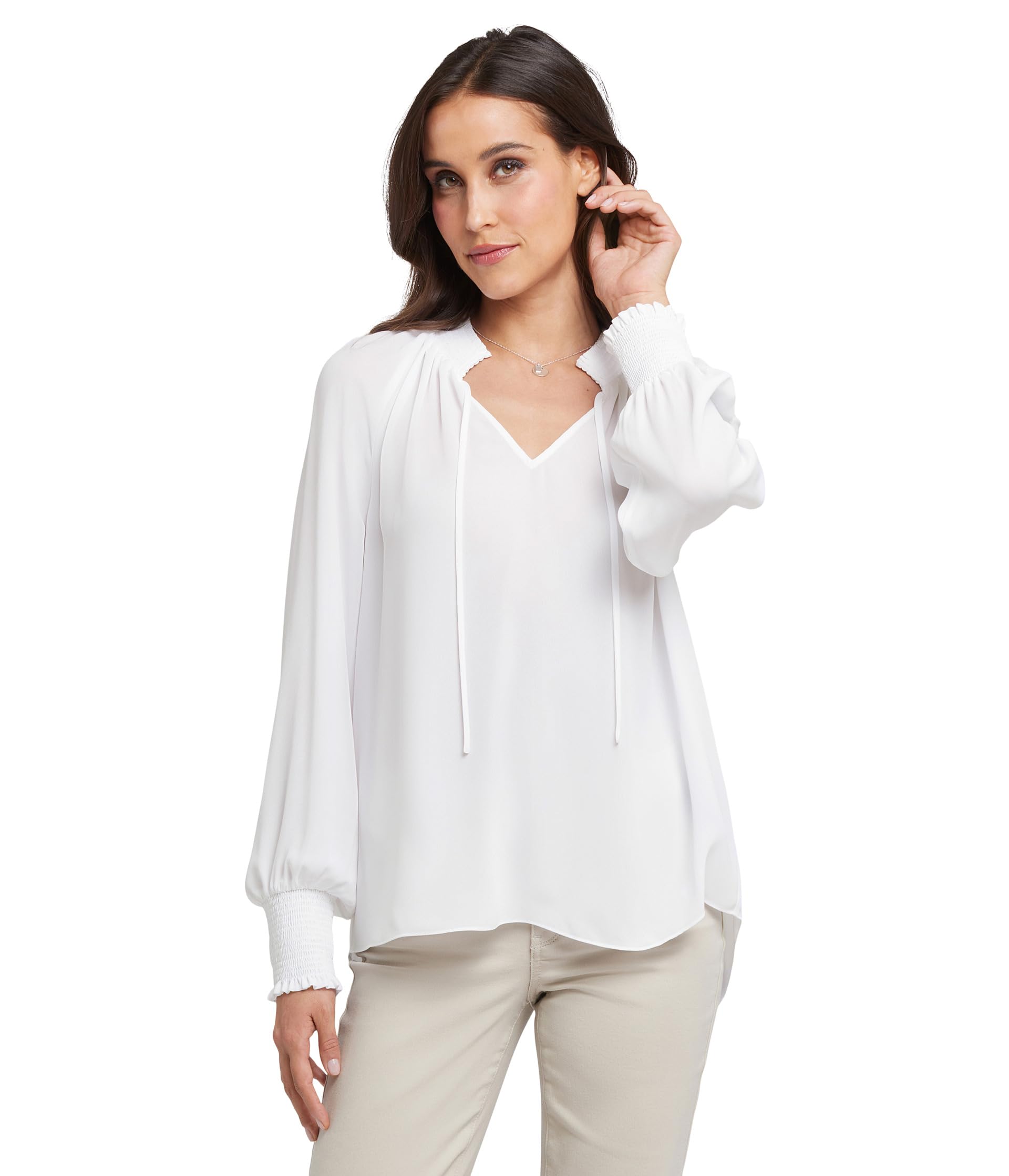 

Блуза NYDJ Gemma Blouse, Optic White