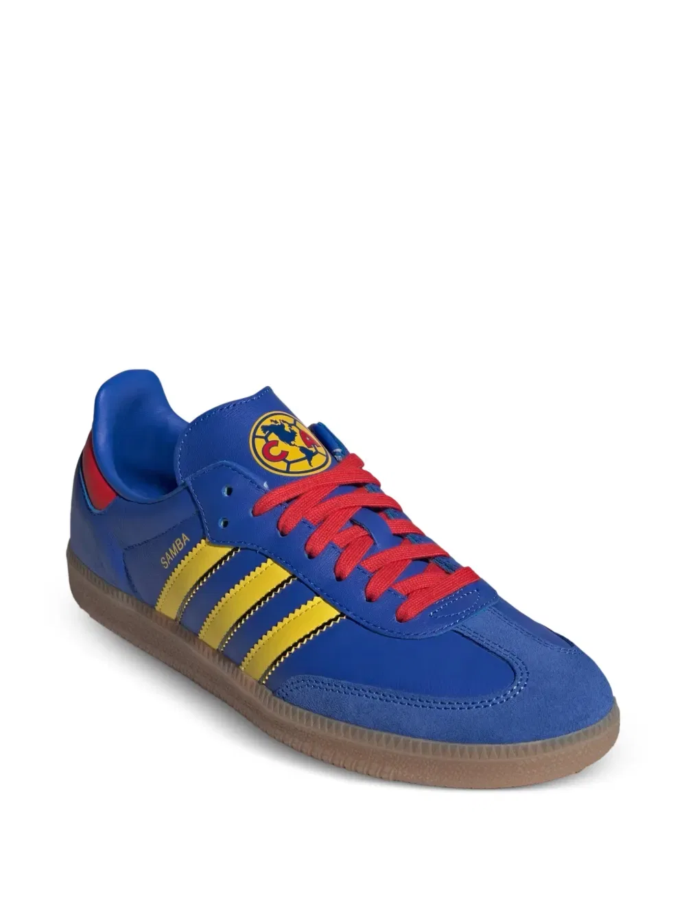 Кроссовки Club America Samba Adidas, синий — фото 2