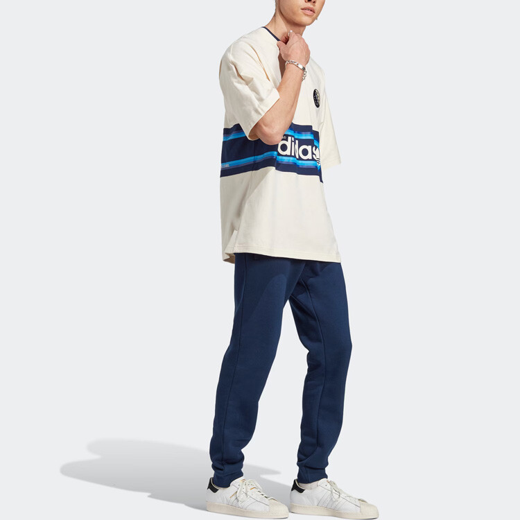 Футболка BLOKEPOP Men Wonder White Adidas Originals, цвет Wonder White — фото 4