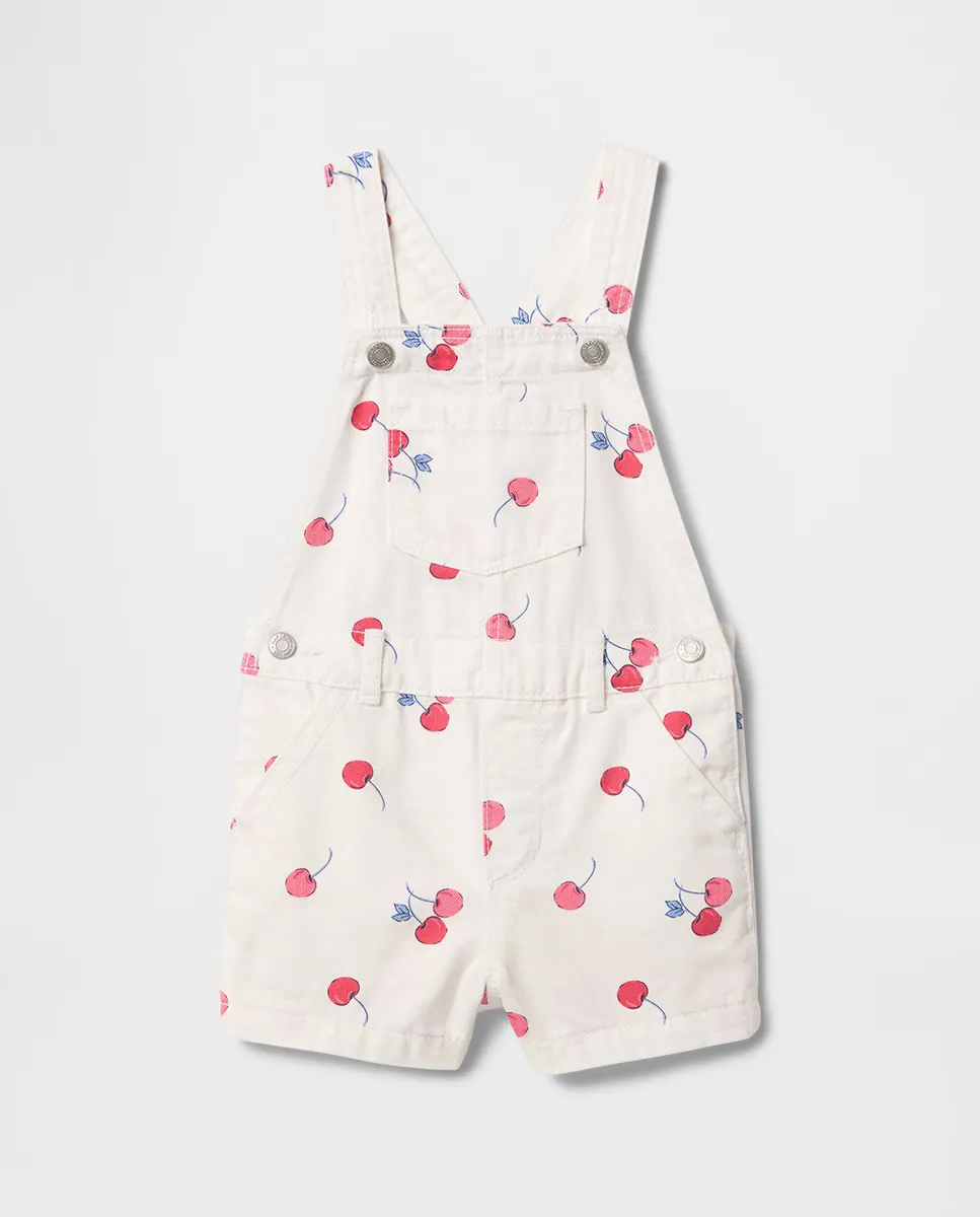 

Детский комбинезон Cherry Denim Gap, белый