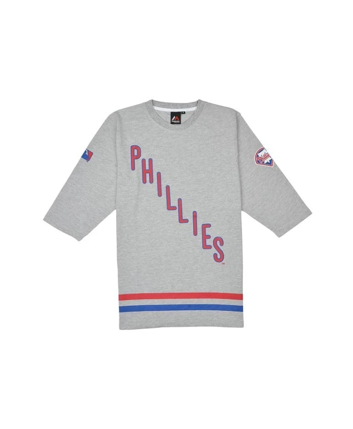 

Футболка с рукавом 3/4 Majestic Filatures, серый