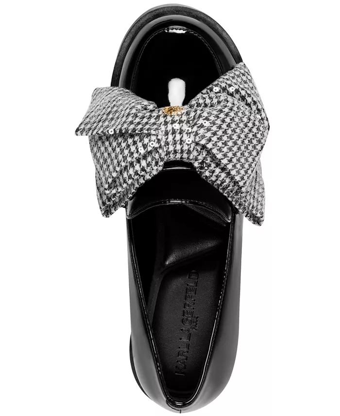 Женские мокасины Camilia Bow Slip-On Karl Lagerfeld Paris, черный — фото 4