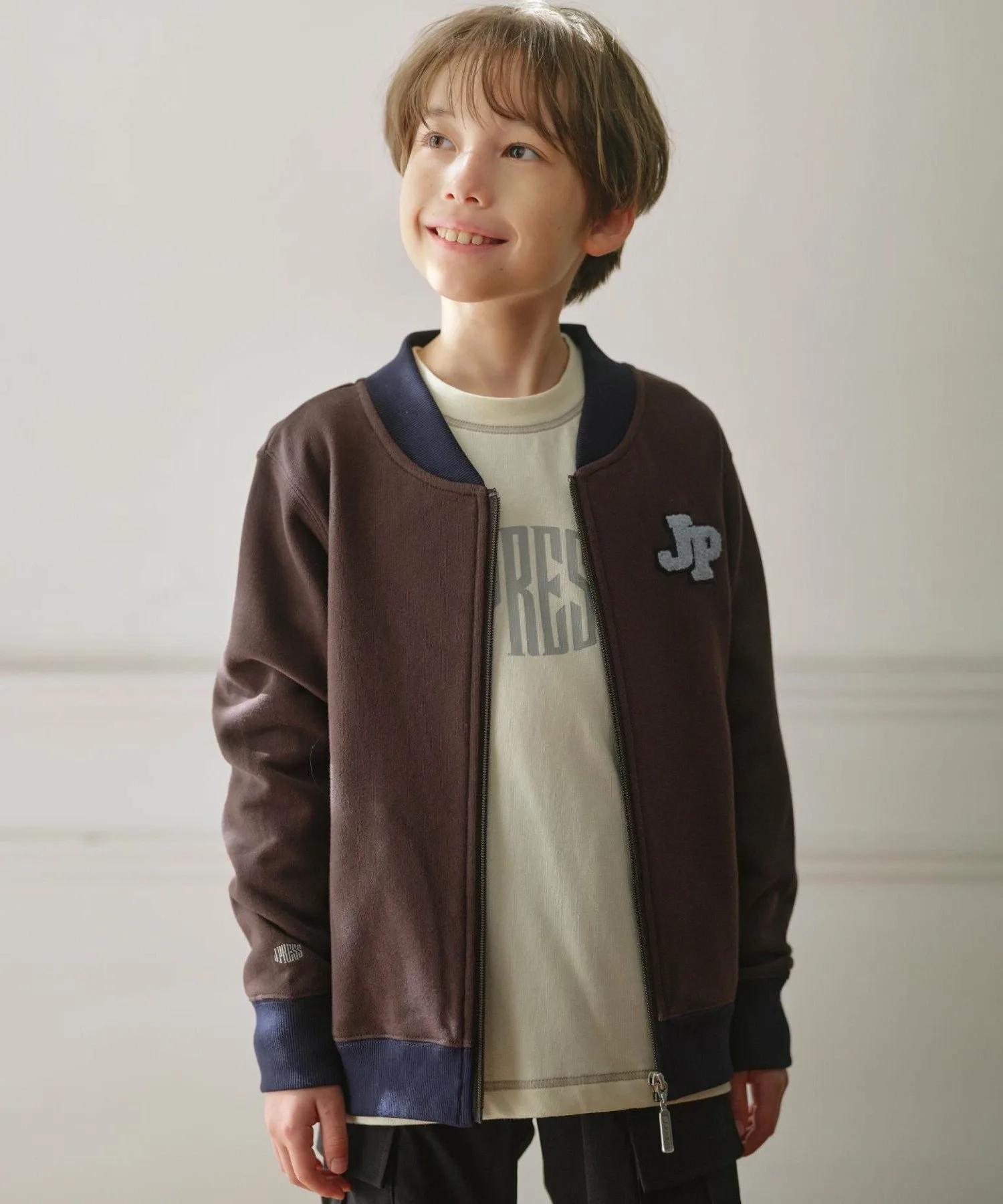 [140-170 см] Грузовая куртка J.Press, Dark brown [035]