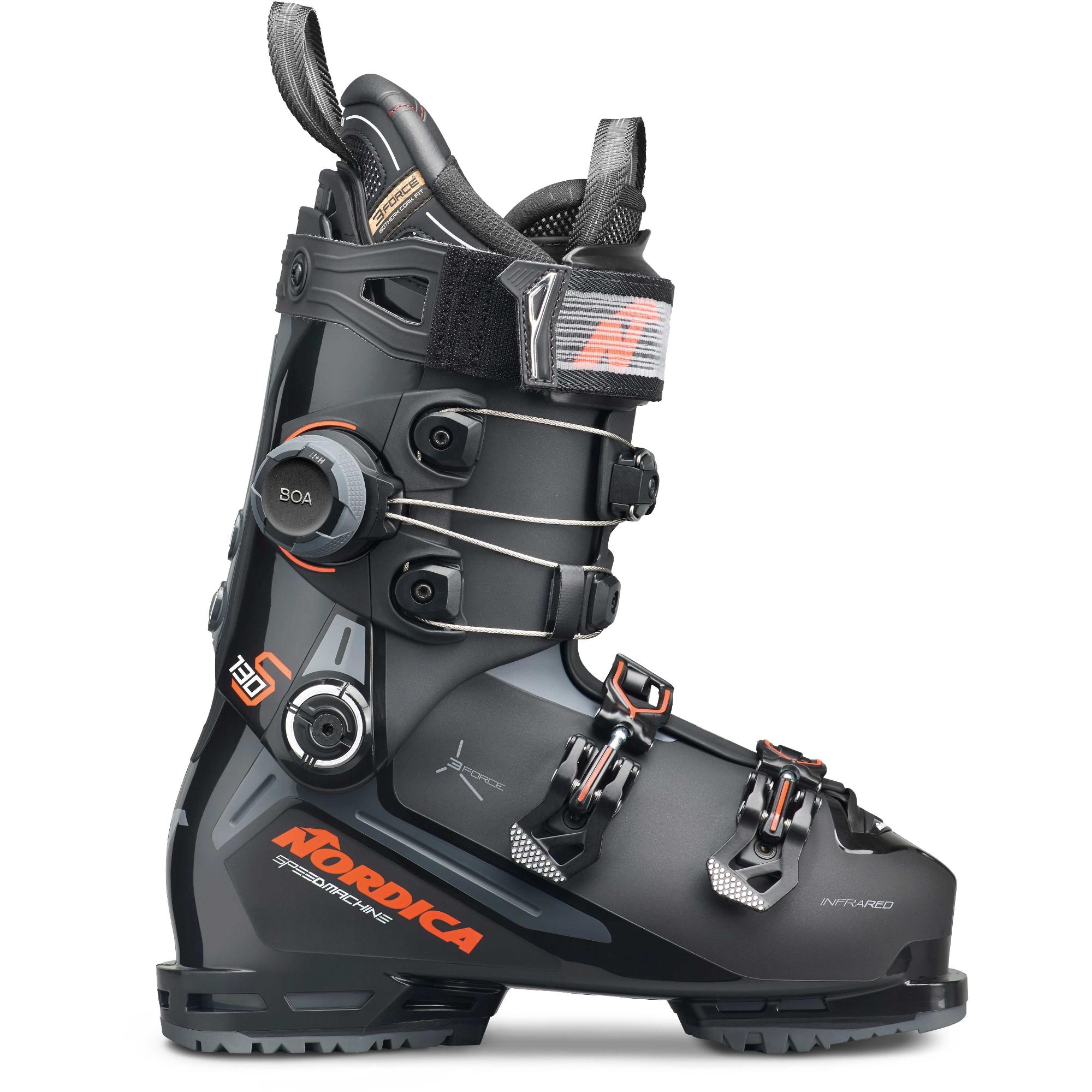 

Мужские горнолыжные ботинки Speedmachine 3 130 S BOA Cuff '26 Nordica, Black/Anthracite/Red
