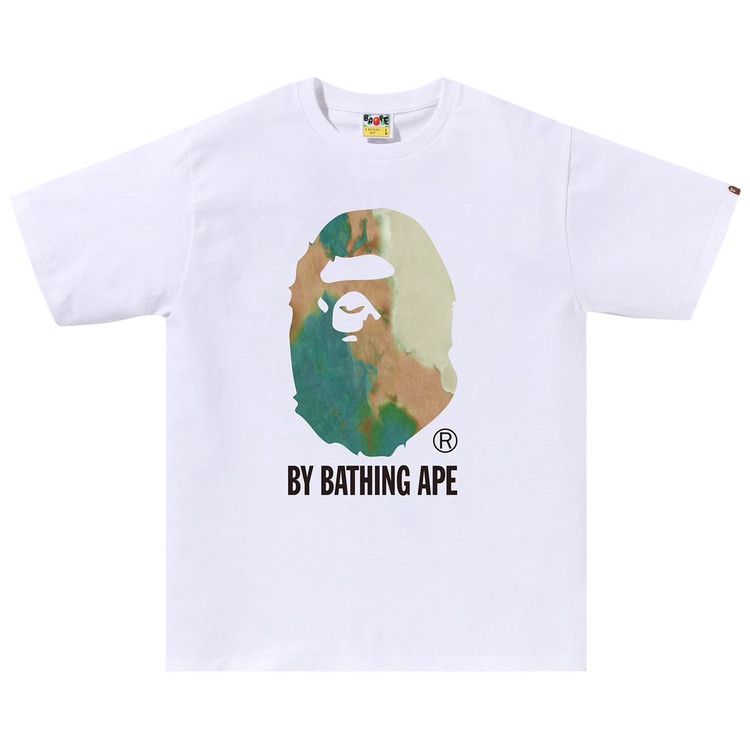 

Футболка BAPE Tie Dye By Bathing Ape Tee, White/Beige