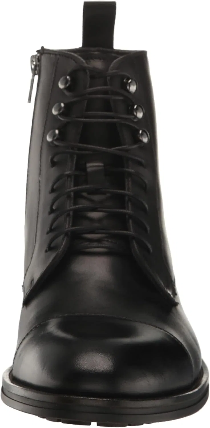 Женские армейские ботинки Steve Madden Daylon, Black Leather — фото 2