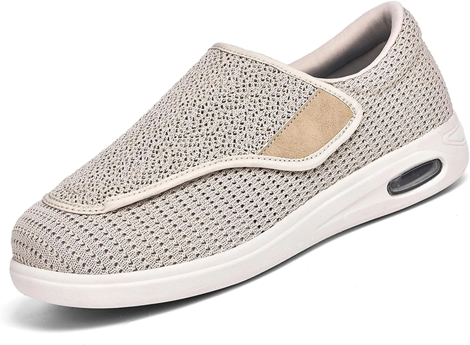 Мужские ортопедические слипоны на широкую ногу, Beige Möge