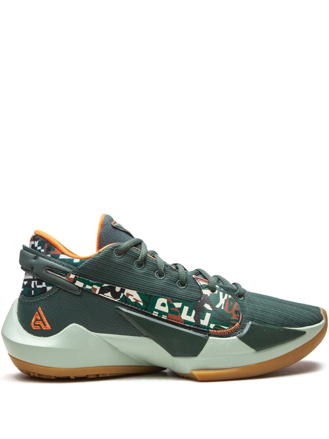 

Кроссовки Nike Zoom Freak 2, темно-зеленый/белый
