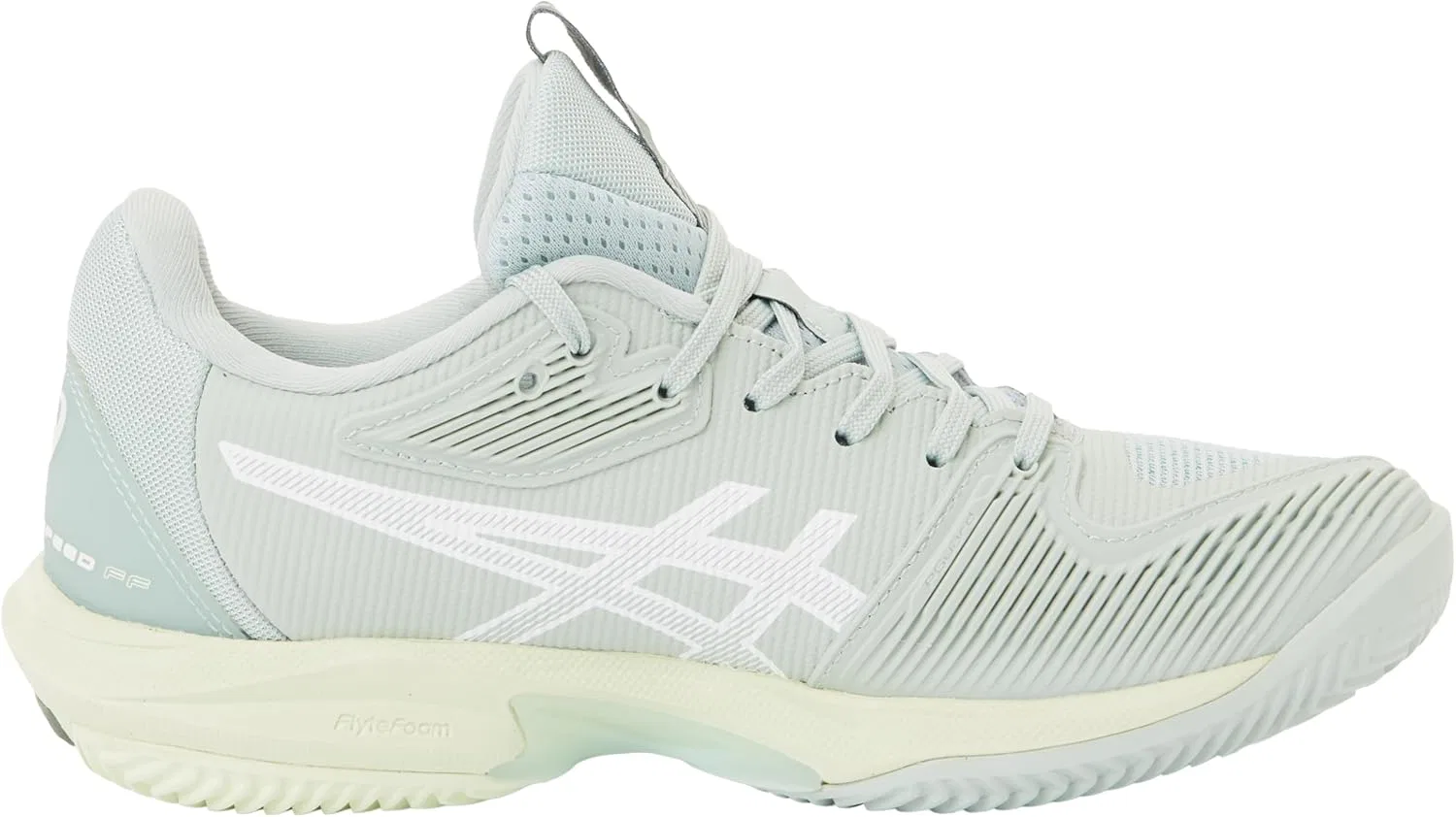 Кроссовки теннисные ASICS Solution Speed FF 3 Clay, Lichen Rock White — фото 4