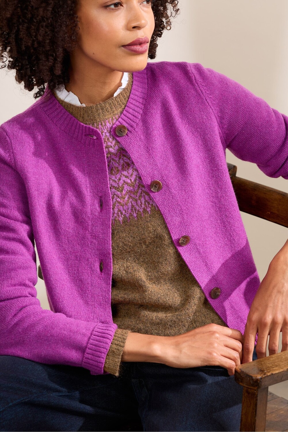 

Кардиган Tern Tide Seasalt Cornwall, фиолетовый