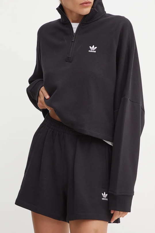 

Хлопковые шорты Essential Adidas Originals, черный