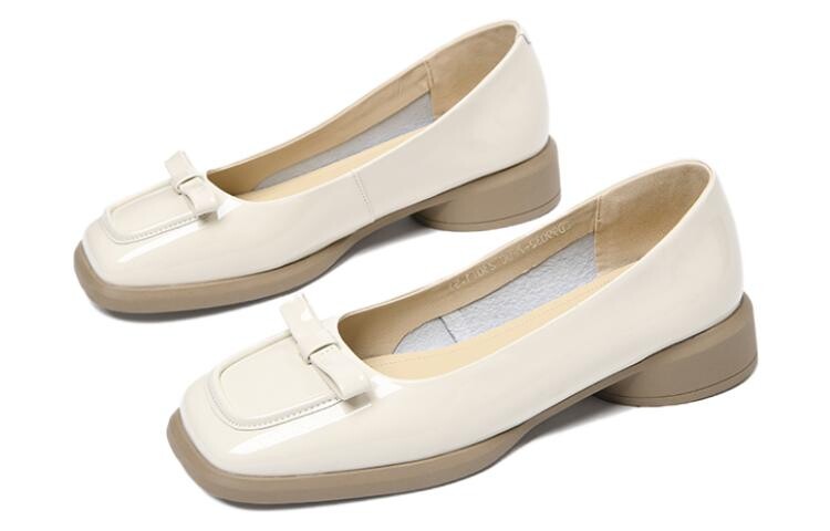 Туфли женские повседневные Women's Casual Shoes Women's Low-Top Cameido, бежевый — фото 2