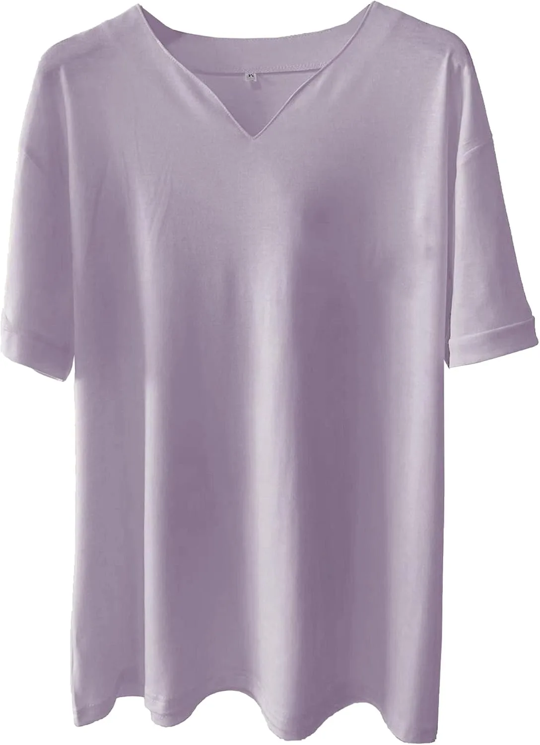 

Футболка мужская Plus Size V-образный вырез хлопок дышащая летняя Maiyifu-GJ