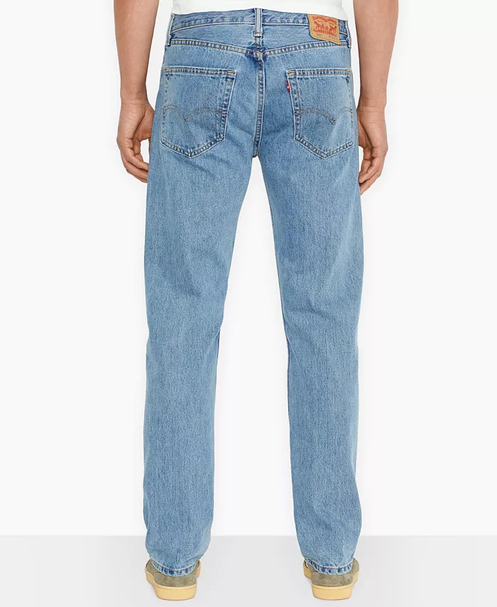 Мужские джинсы 505 Regular Fit без стрейча Levi's, синий — фото 2