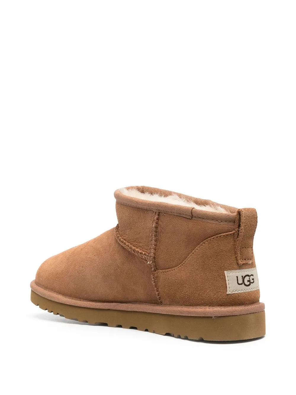 Угги мужские UGG Ultra Mini замшевые короткие, коричневый — фото 3