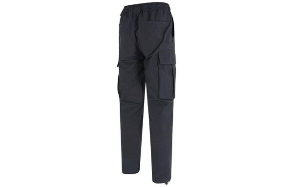 Брюки Men's Air Jordan Flight Heritage Big Pocket Cargo Woven Drawstring Casual Joggers/Pants/Trousers Autumn Black, черный — фото 2