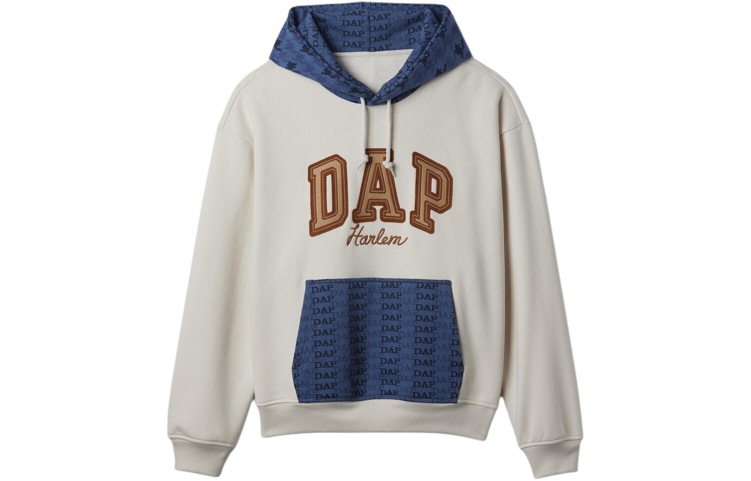 

Толстовка с капюшоном X DAP Colorblock Logo Gap, белый