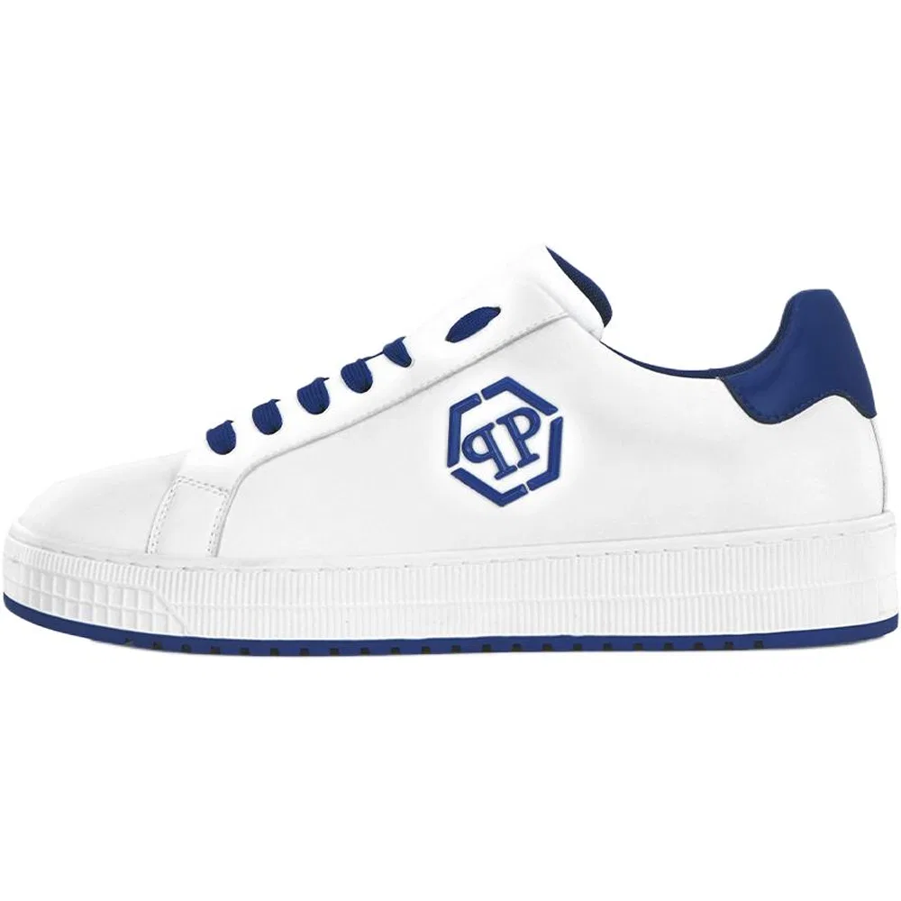 Кроссовки скейтбордические белые PHILIPP PLEIN